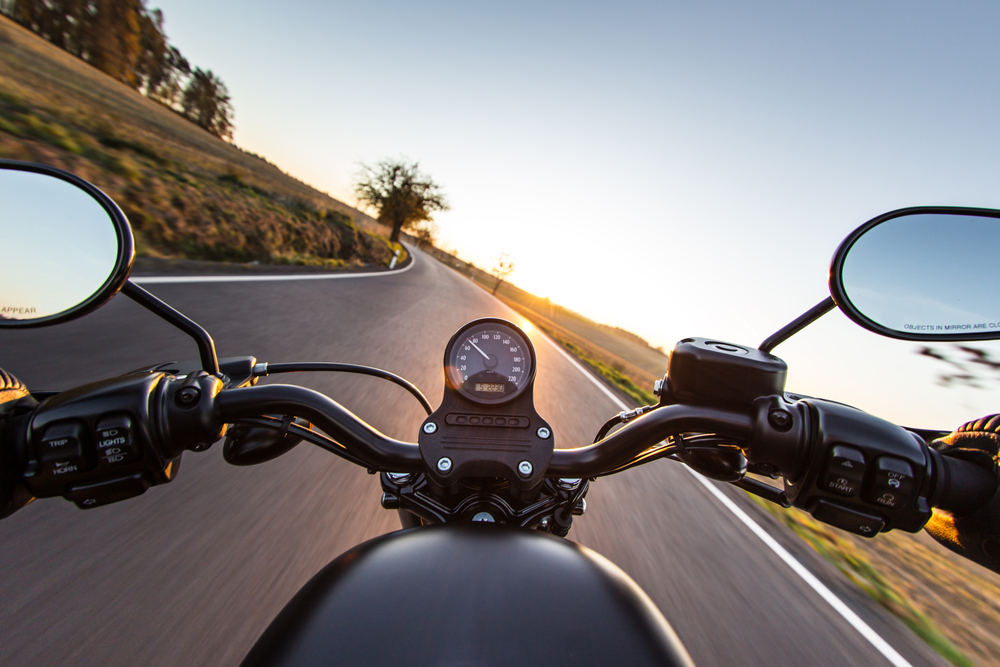 Photoo of View from Motorcycle